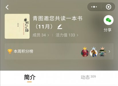 11月“青图邀您共读一本书”活动总结